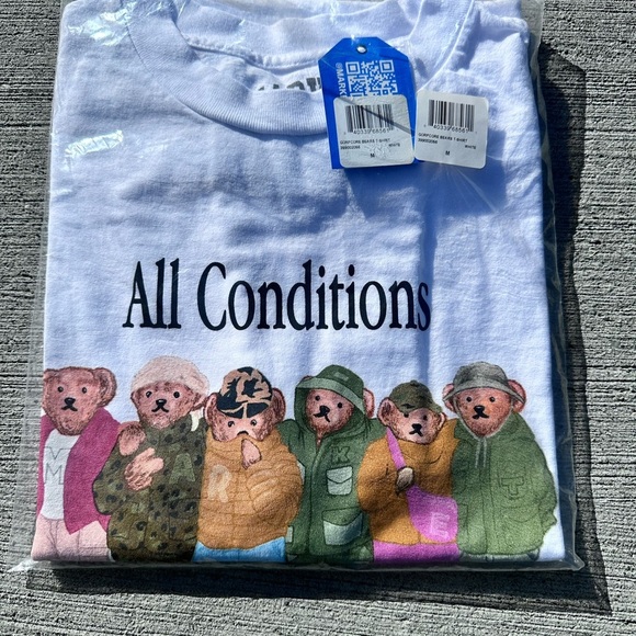 Market gorpcore bears t-shirt M NWT - Picture 2 of 2